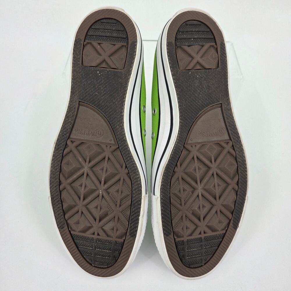 Converse Chuck Taylor Low Top Bright Pear Lime Green Sneaker Men's 7 Women's 9 - Picture 8 of 11